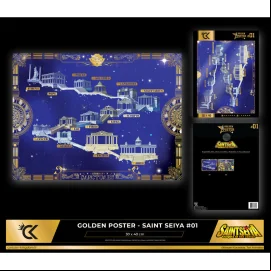 Saint Seiya Golden Poster Sanctuaire 40X30cm 