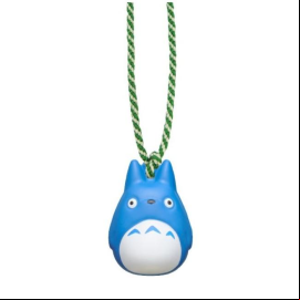 Porte-clé MON VOISIN TOTORO - Totoro Bleu - Strap Clochette Netsuke 