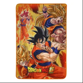 Dragon Ball Super couverture polaire Battle of Gods Goku 100 x 150 cm 