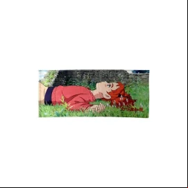 Mary et la Fleur de la Sorciere Serviette Lying Down 80 x 35 cm 